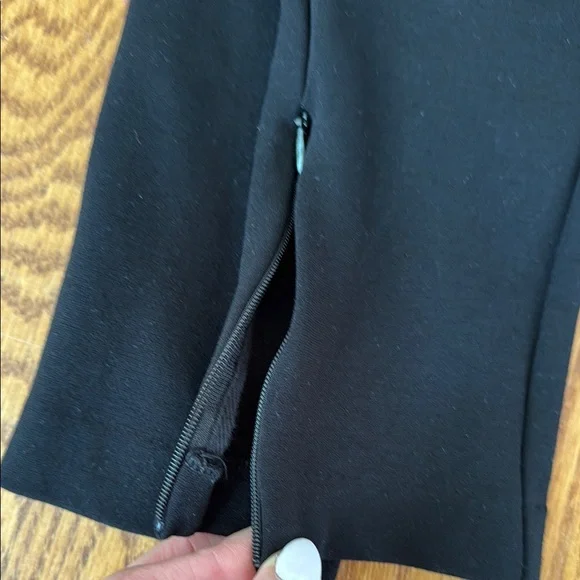 Toteme Black Zip leggings Pants with Ankle Zipper - Picture 10 of 11